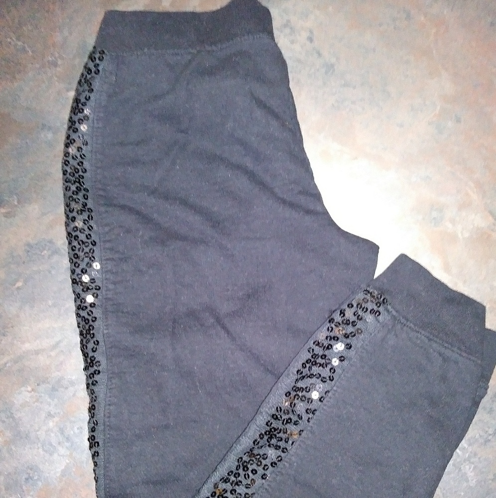 Girls sequin jogging pants.